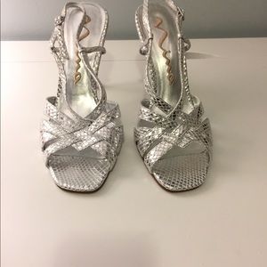 Nina silver dress shoes